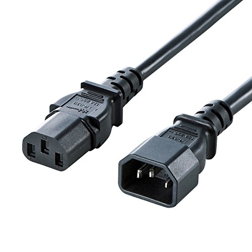 Amazon.co.jp: サンワサプライ 電源コード 12A 250V(1.8m) ブラック